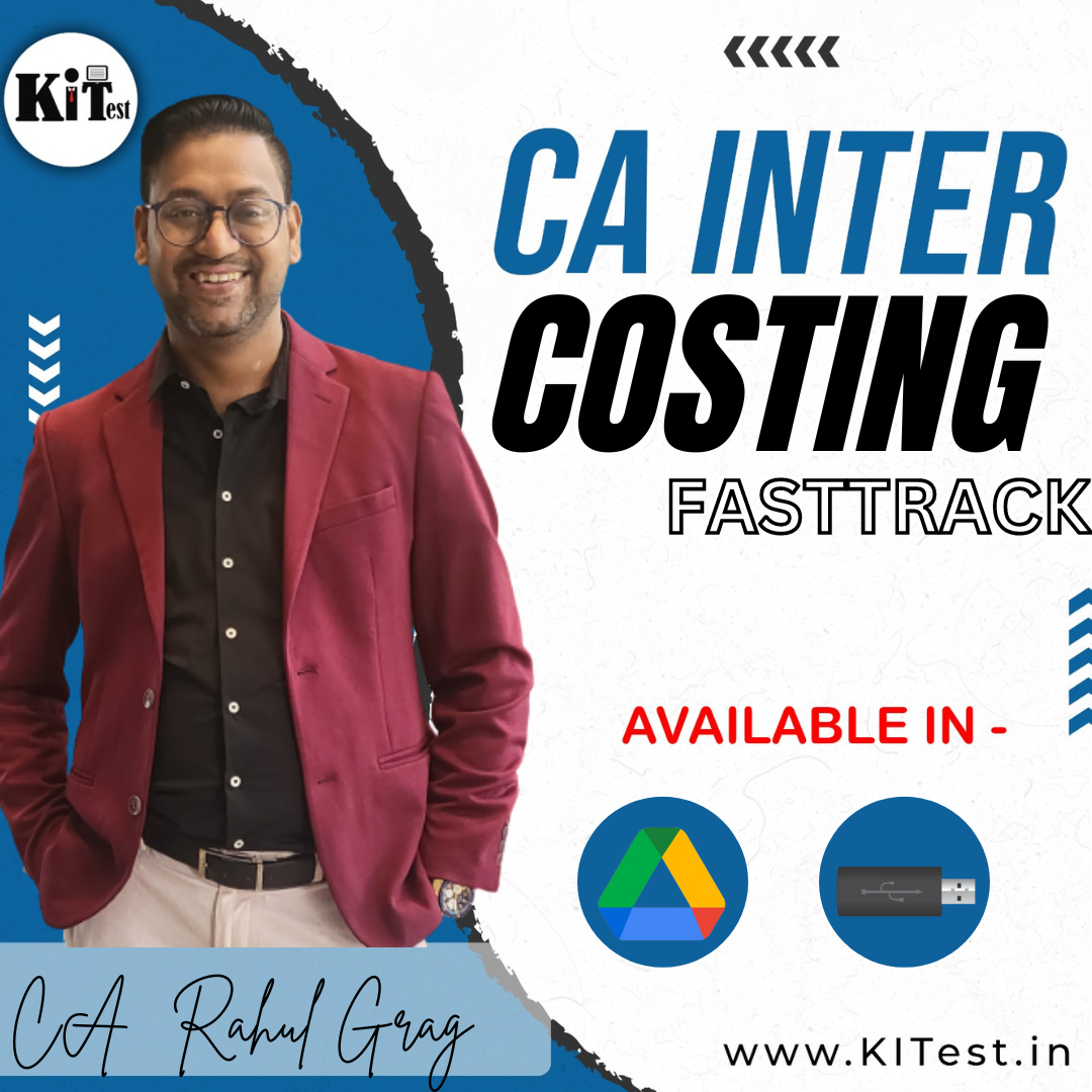 CA Inter Costing New syllabus  Fasttrack Batch CA Rahul Garg